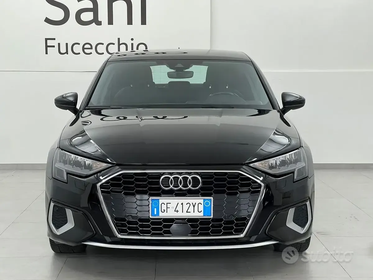 Usata Audi A3 Advanced 116 CV (85 kW) 2021 Nero Berlina
