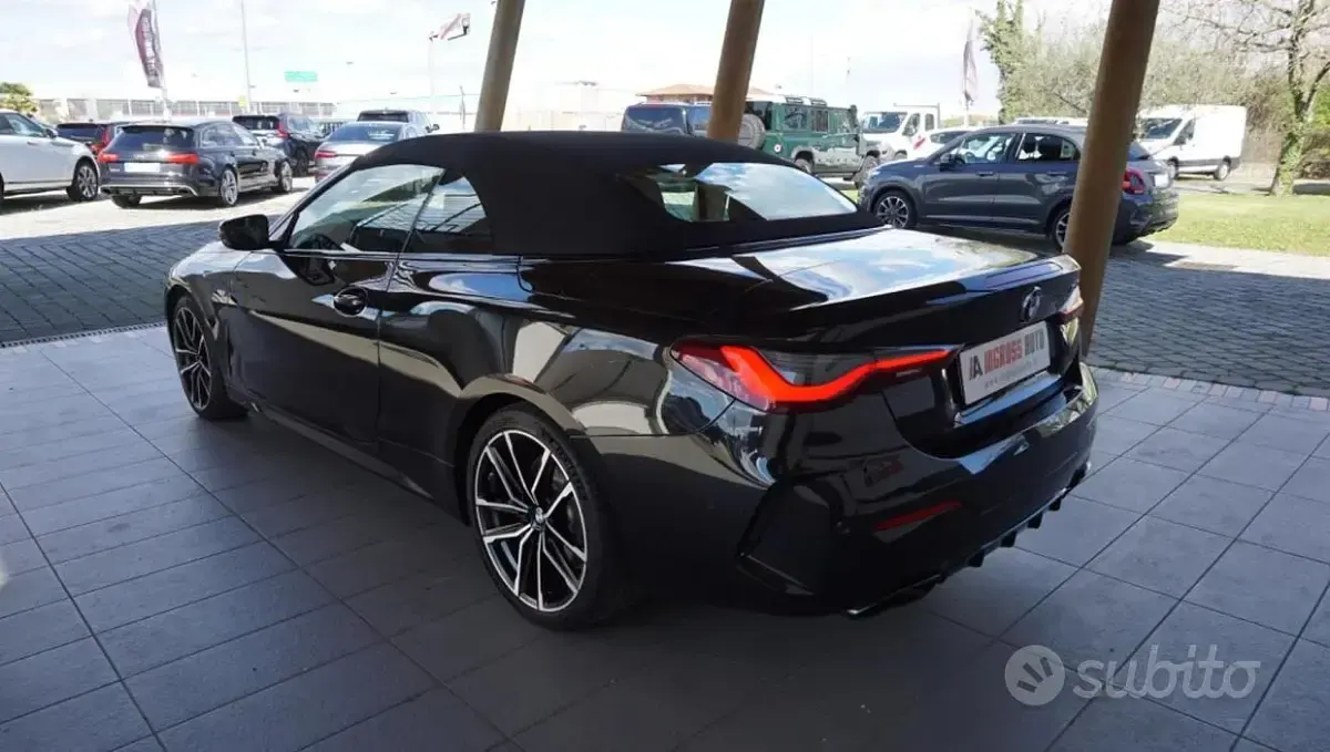 Usata BMW 440 Cabriolet M Sport 374 CV (275 kW) 2023 Nero Cabrio