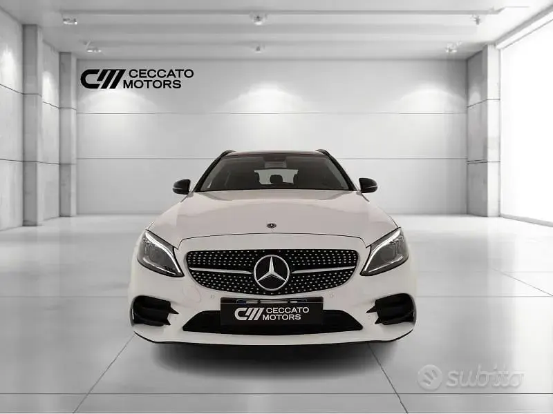 Usata Mercedes C220 Premium 194 CV (142 kW) 2019 Bianco Station wagon