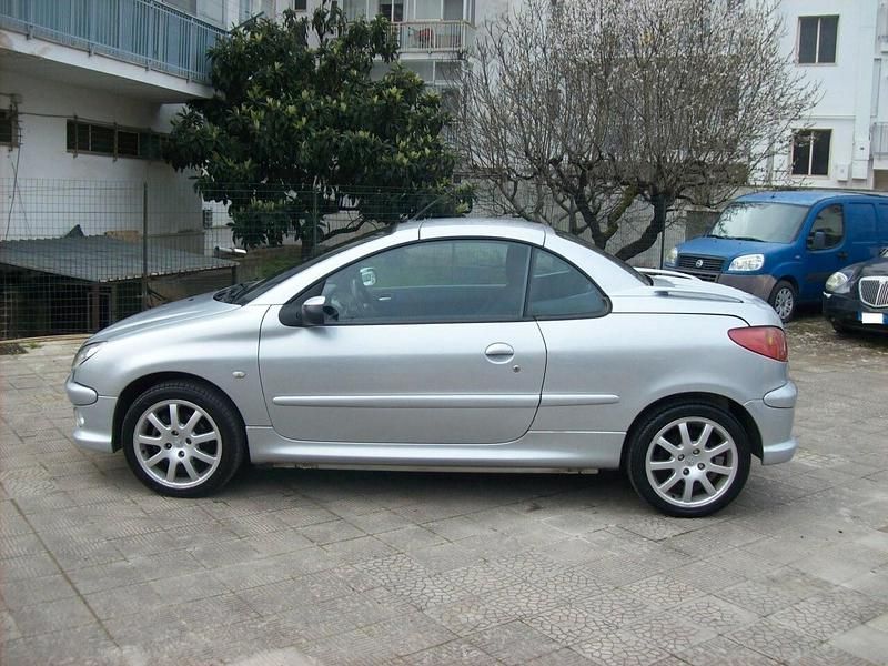 Usata Peugeot 206 CC RC 110 CV (80 kW) 2006 Grigio Cabrio