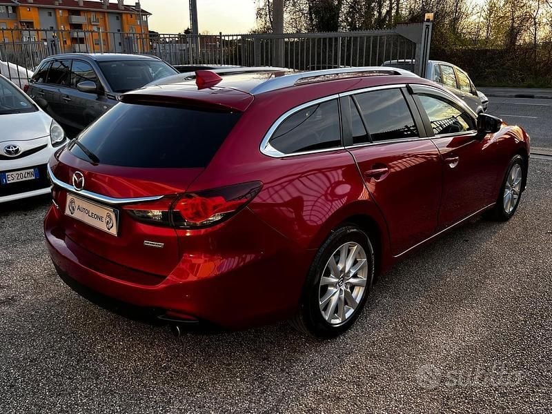 Usata Mazda 6 150 CV (110 kW) 2015 Rosso Station wagon