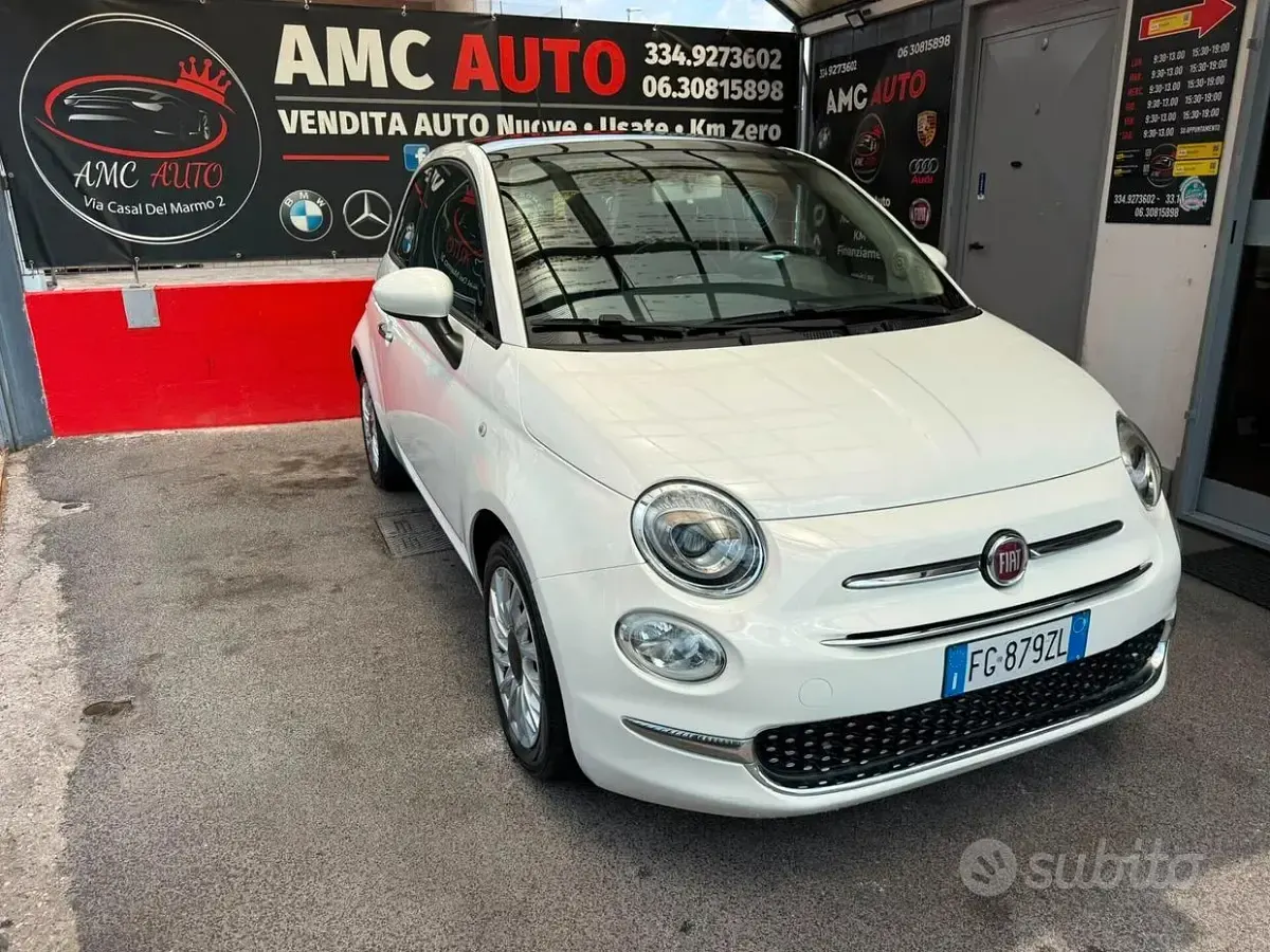 Usata Fiat 500 Lounge 69 CV (50 kW) 2016 Bianco Berlina