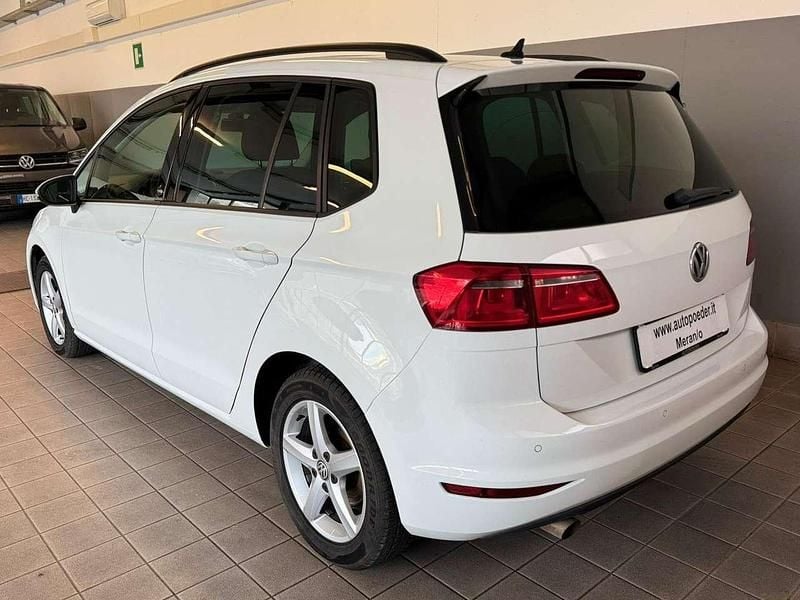 Usata VW Golf Sportsvan Sound 110 CV (80 kW) 2017 Bianco Monovolume