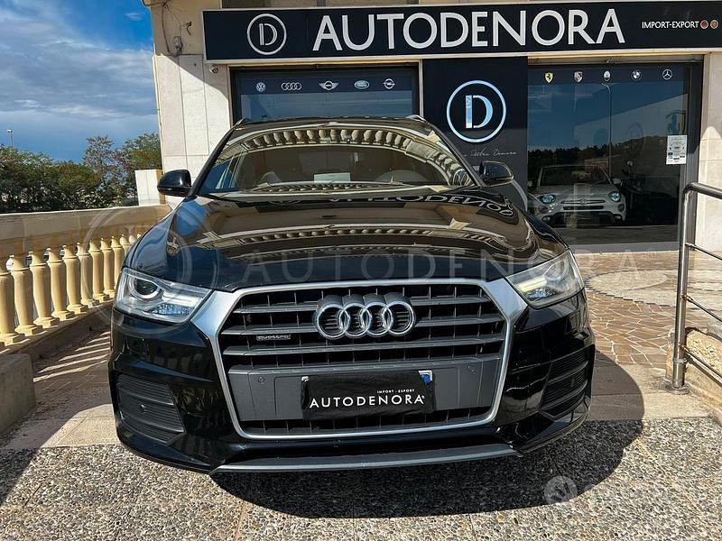 Usata Audi Q3 S-Line 184 CV (135 kW) 2016 Nero SUV