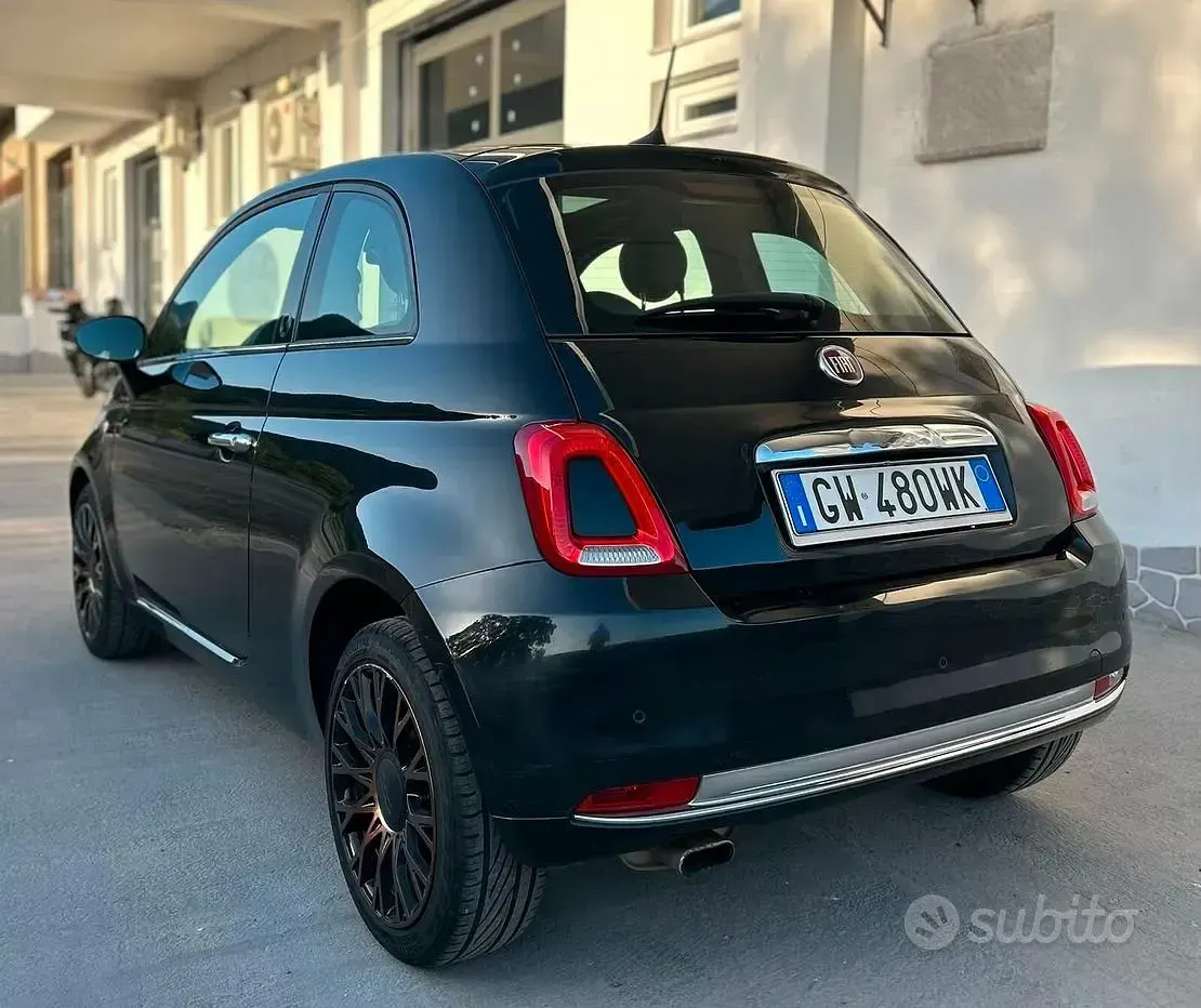 Usata Fiat 500 Collezione 69 CV (50 kW) 2019 Nero Berlina