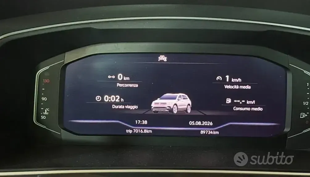 Usata VW Tiguan Elegance 150 CV (110 kW) 2021 Nero SUV