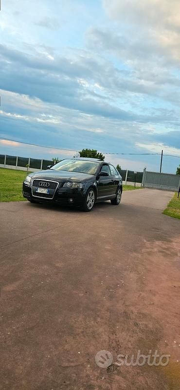 Usata Audi A3 105 CV (77 kW) 2007 Nero Utilitaria