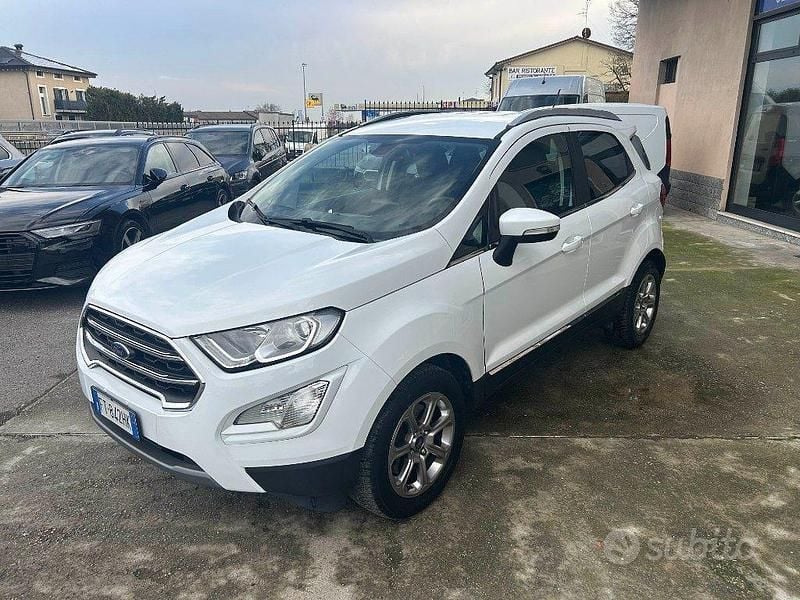 Usata Ford Ecosport Titanium 100 CV (73 kW) 2019 Bianco SUV