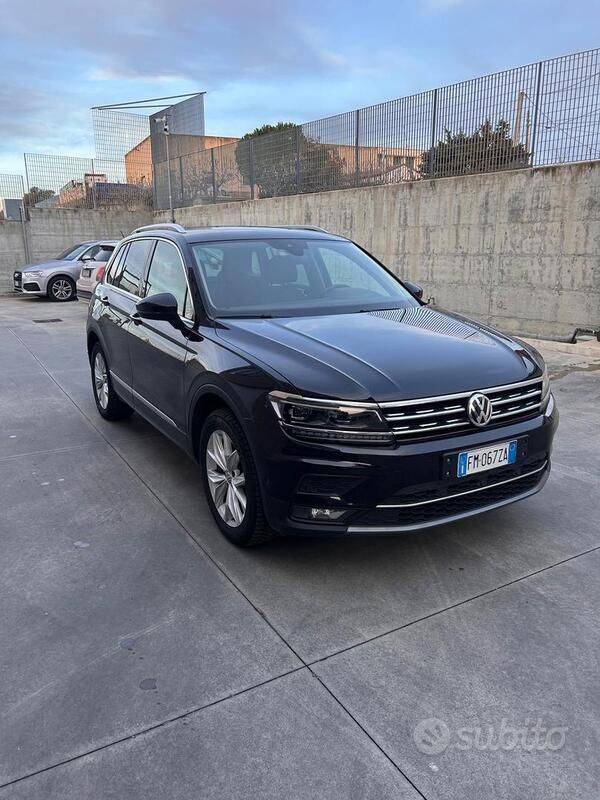 Usata VW Tiguan Business 150 CV (110 kW) 2017 Nero SUV