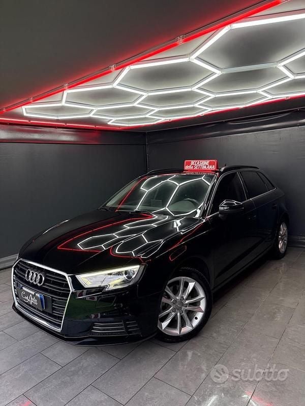 Usata Audi A3 Design 110 CV (80 kW) 2017 Nero Berlina