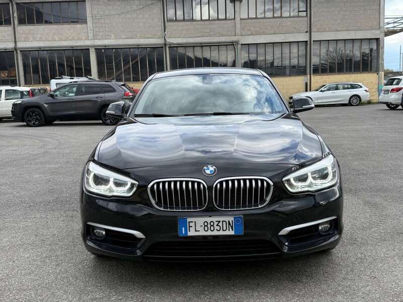 Usata BMW 118 Efficient Dynamics 150 CV (110 kW) 2017 Nero Utilitaria