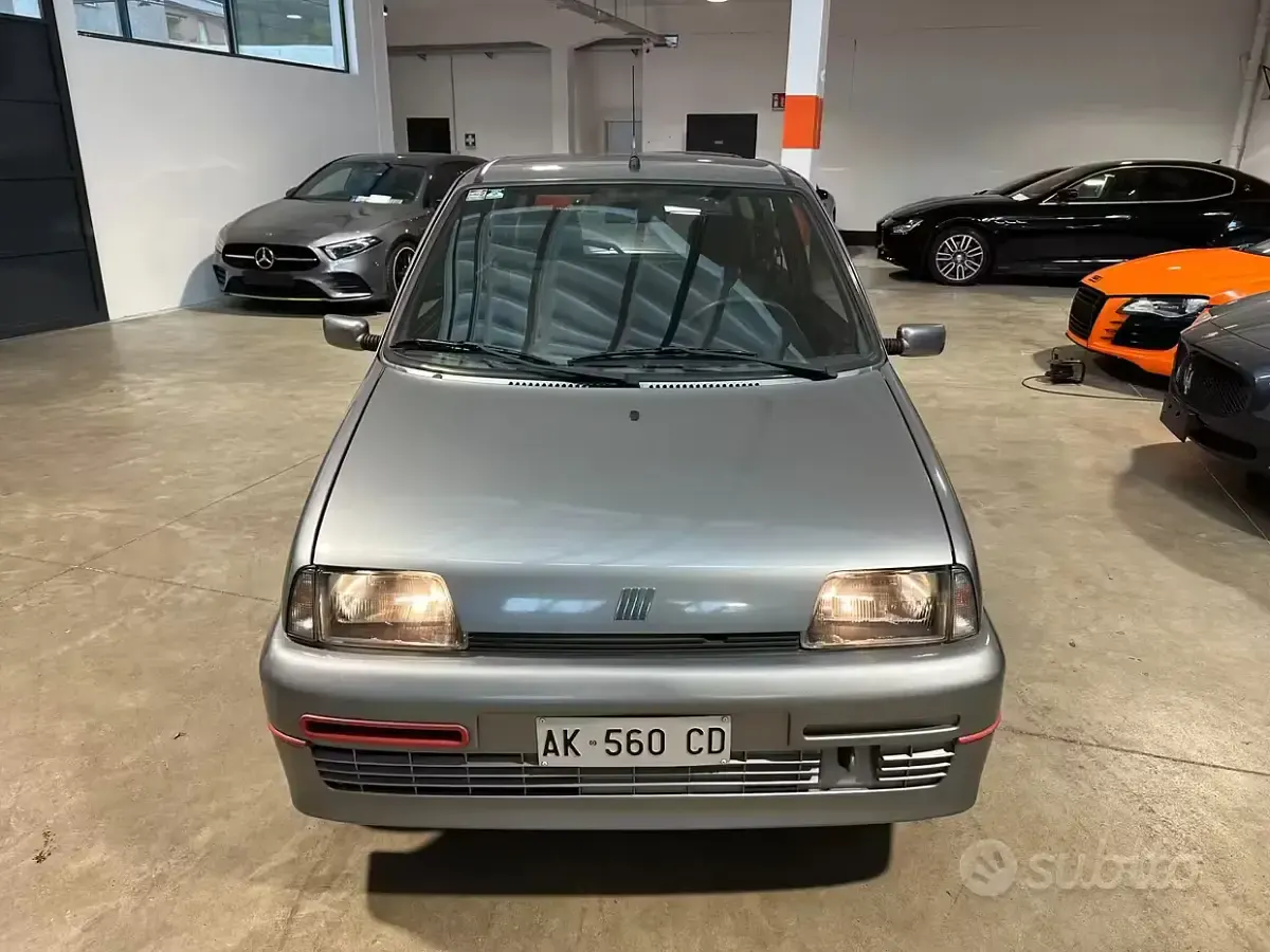 Usata Fiat Cinquecento 54 CV (39 kW) 1996 Grigio Utilitaria