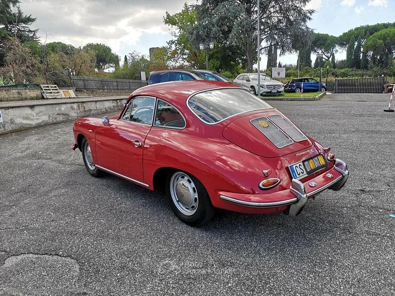 Usata Porsche 356 75 CV (55 kW) 1964 Rosso Berlina