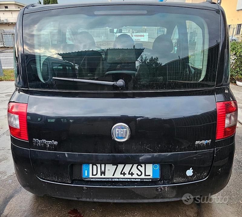 Usata Fiat Multipla 119 CV (87 kW) 2009 Nero Monovolume