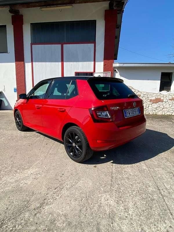 Usata Skoda Fabia 75 CV (55 kW) 2019 Rosso Berlina