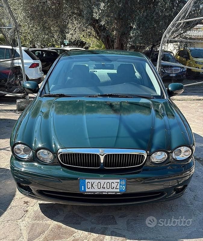 Usata Jaguar X-type Classic 130 CV (95 kW) 2003 Verde Berlina