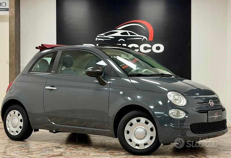 Usata Fiat 500C 69 CV (50 kW) 2022 Grigio Cabrio