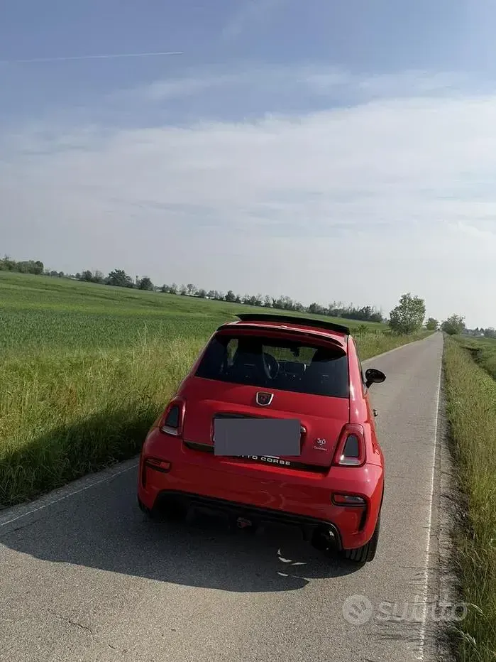 Usata Abarth 595 Turismo 165 CV (121 kW) 2019 Rosso Berlina