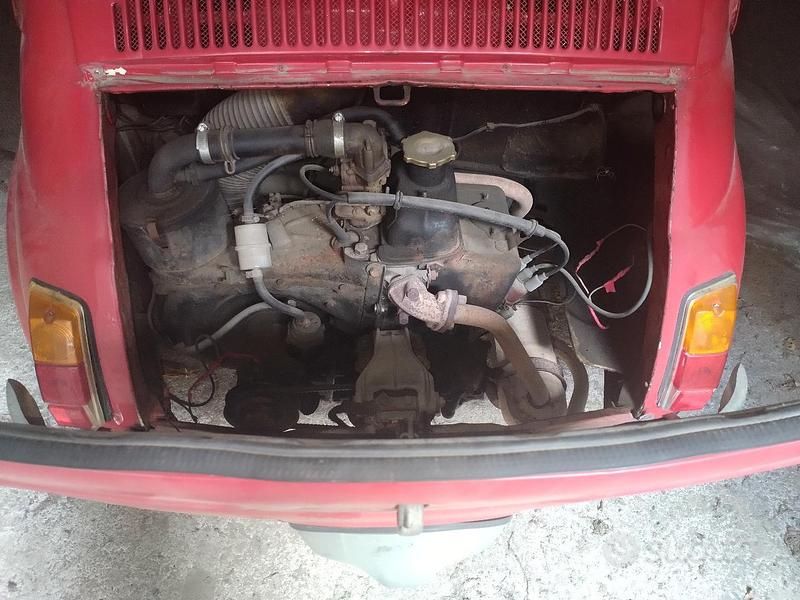 Usata Fiat 500 1960 Rosso Utilitaria
