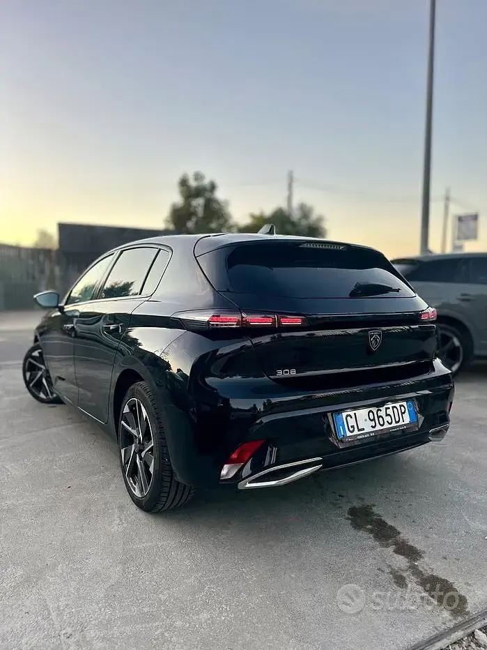 Usata Peugeot 308 Allure 131 CV (96 kW) 2023 Nero Berlina