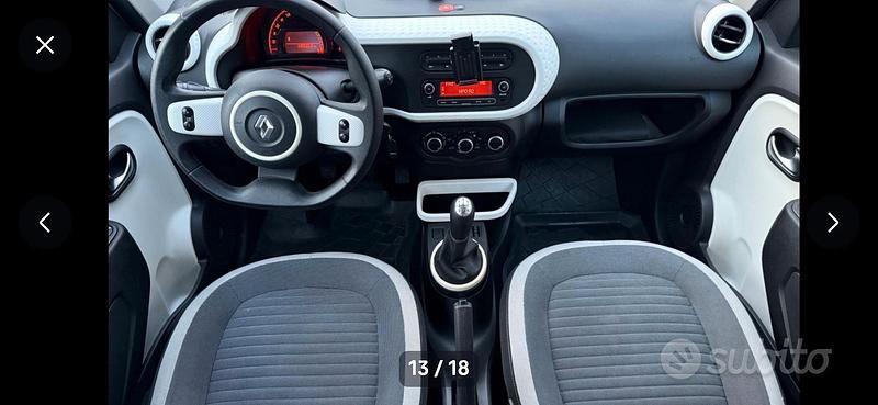 Usata Renault Twingo 70 CV (51 kW) 2015 Bianco Utilitaria