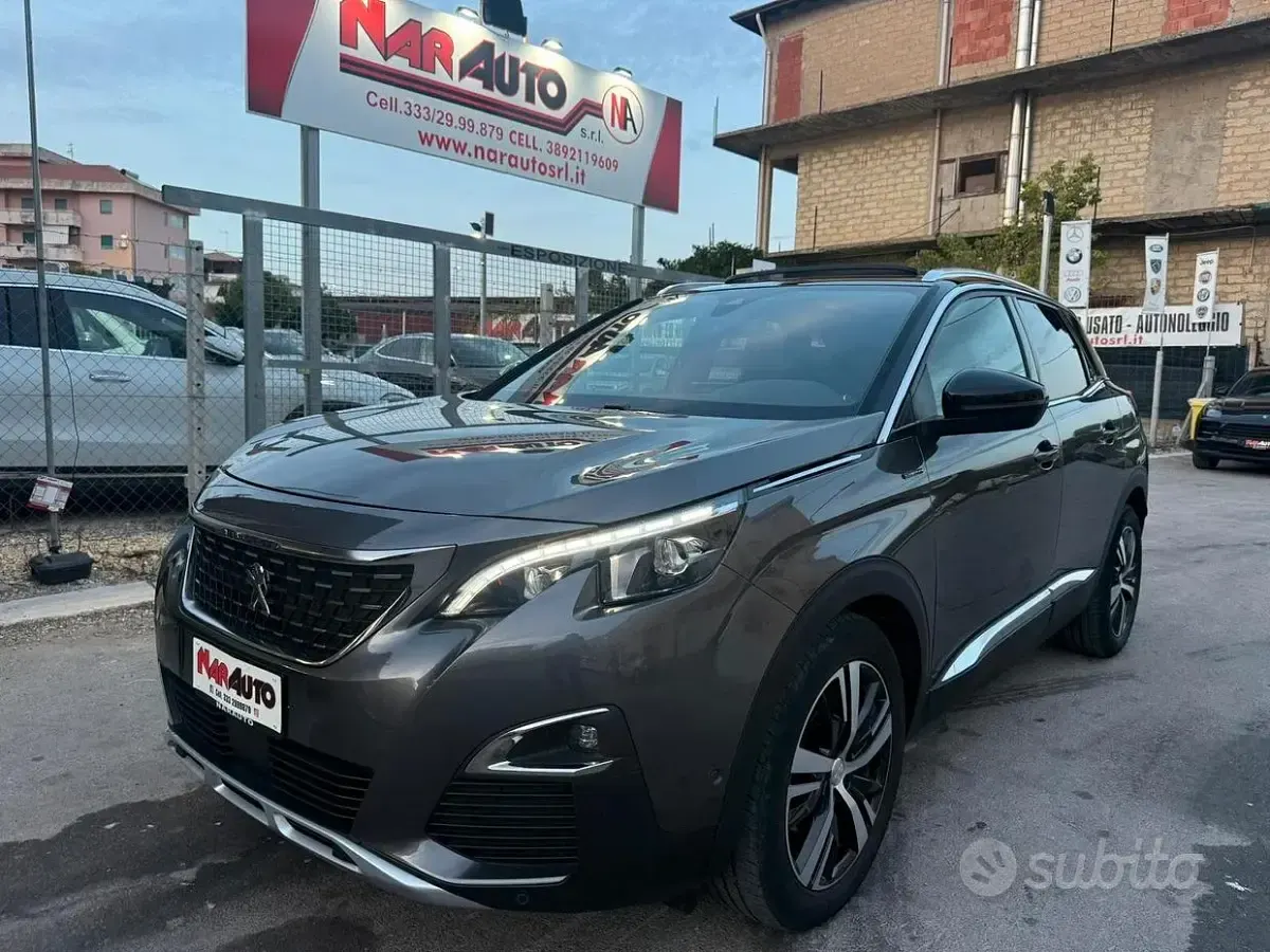 Usata Peugeot 3008 GT-line 131 CV (96 kW) 2018 Grigio SUV
