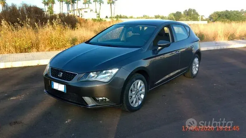 Usata Seat Leon Style 116 CV (85 kW) 2016 Grigio Berlina