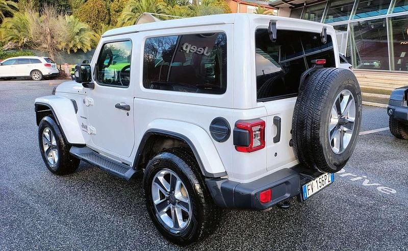 Usata Jeep Wrangler Sahara 200 CV (147 kW) 2019 Bianco SUV