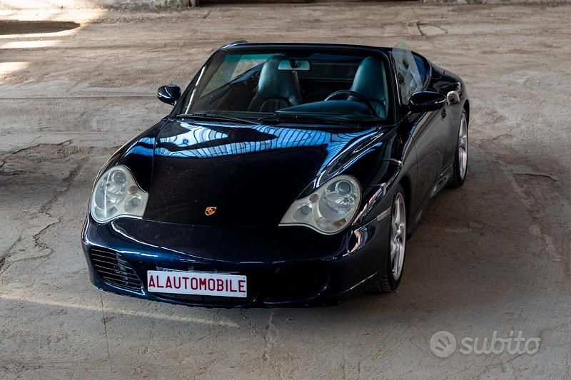 Usata Porsche 911 Carrera 4S Cabriolet 319 CV (234 kW) 2004 Blu Cabrio