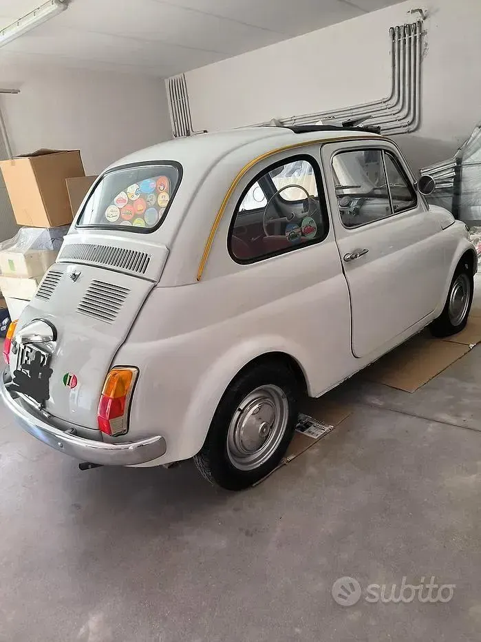 Usata Fiat 500 1970 Bianco Utilitaria