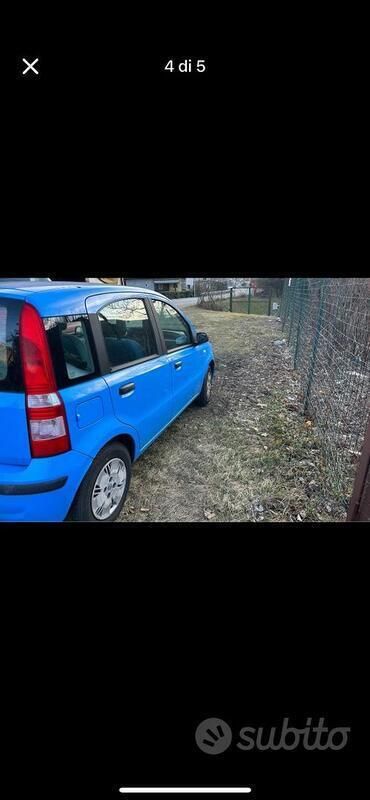 Usata Fiat Panda 2004 Blu Utilitaria