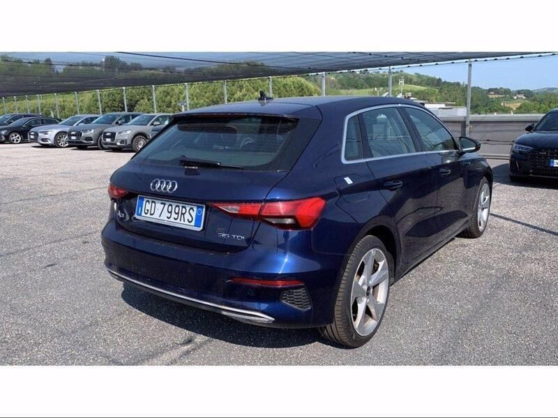 Usata Audi A3 Advanced 150 CV (110 kW) 2021 Blu Berlina