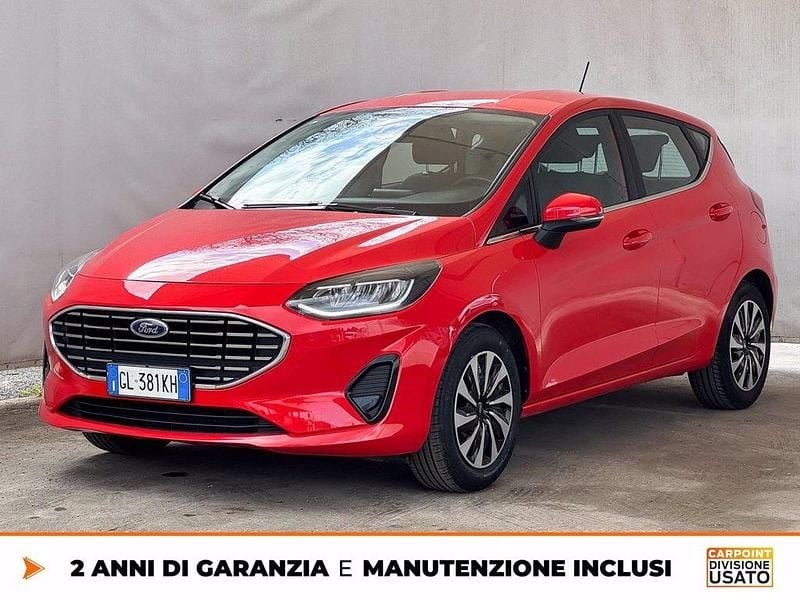 Usata Ford Fiesta Titanium 125 CV (91 kW) 2022 Rosso Utilitaria