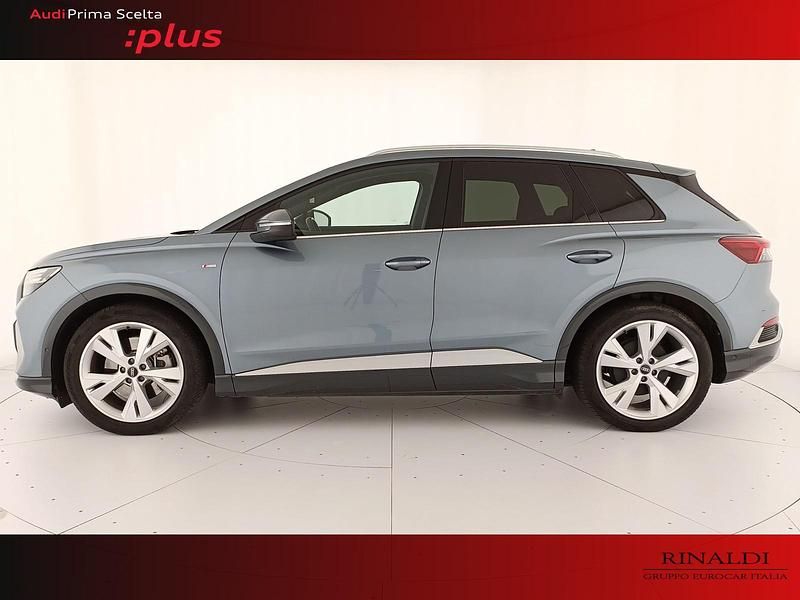Usata Audi Q4 e-tron S-Line 69 kW (95 CV) 2022 Blu geyser metallizzato SUV