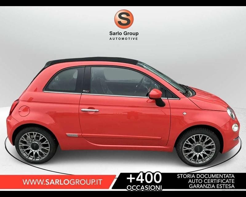 Usata Fiat 500C Lounge 69 CV (50 kW) 2016 Arancione Cabrio