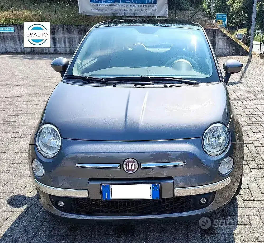Usata Fiat 500 Lounge 95 CV (69 kW) 2012 Grigio Berlina