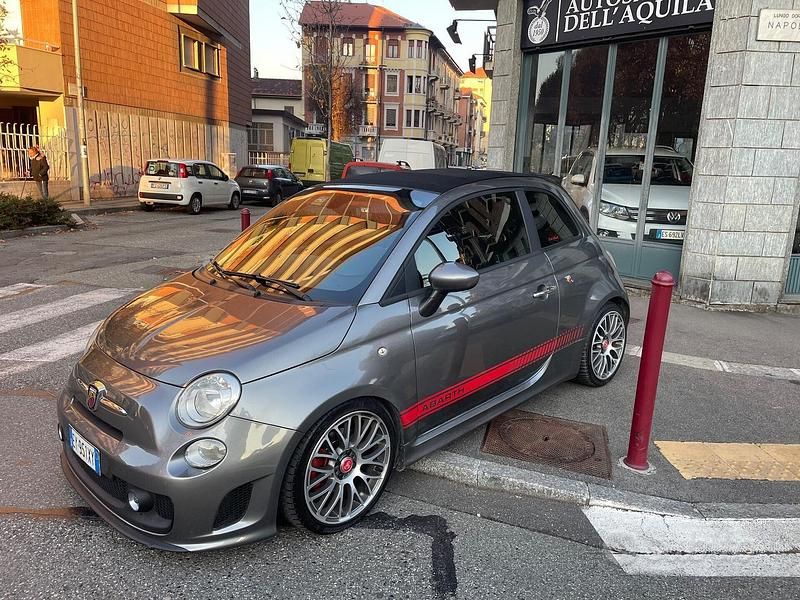 Usata Abarth 500C Custom 135 CV (99 kW) 2015 Grigio Cabrio