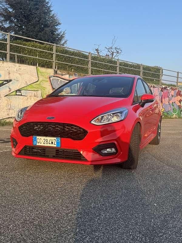 Usata Ford Fiesta ST-Line 125 CV (91 kW) 2020 Rosso Utilitaria