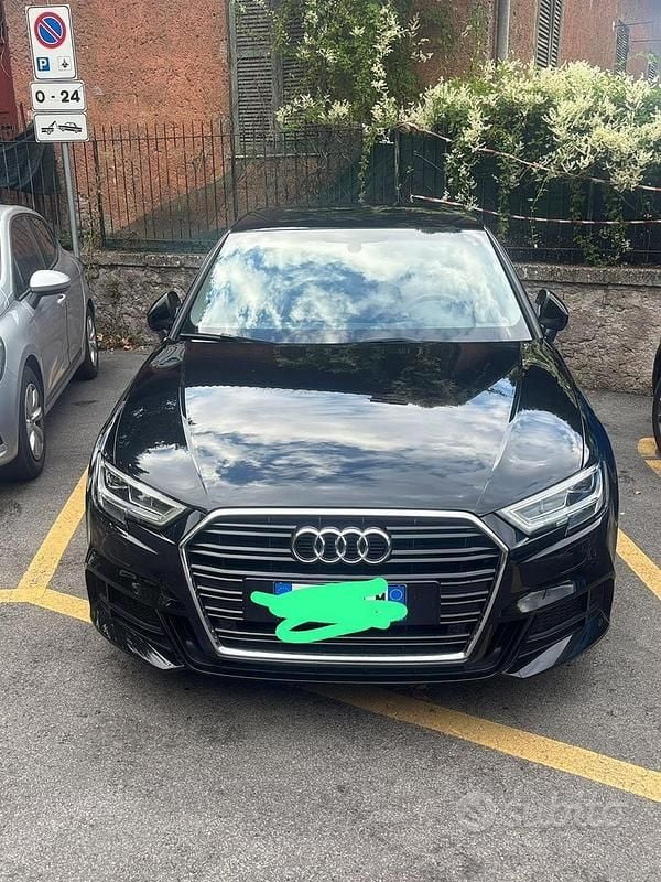 Nero Usata 2020 Audi A3 S-Line Tre volumi | 23.000 € (Buon prezzo) - Immagine 1/4