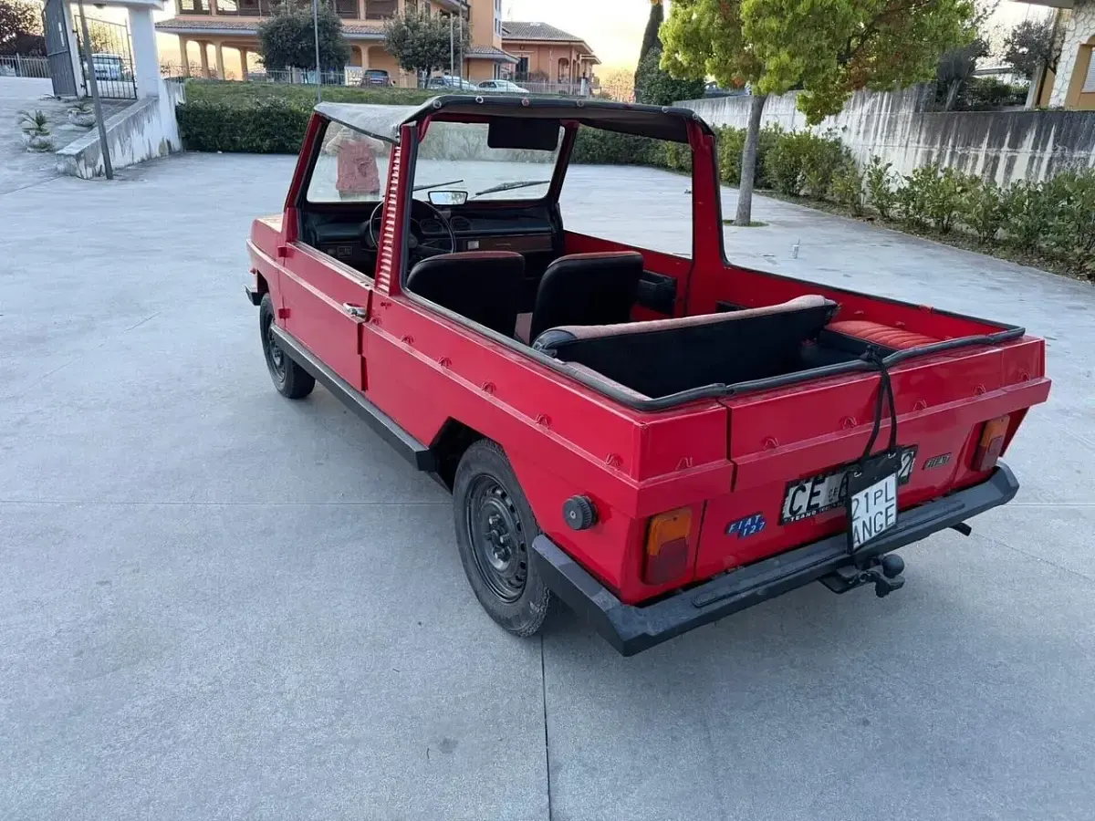 Usata Fiat 127 44 CV (32 kW) 1977 Rosso Cabrio