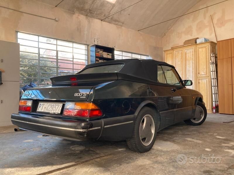 Usata Saab 900 Cabriolet 141 CV (103 kW) 1994 Verde Cabrio