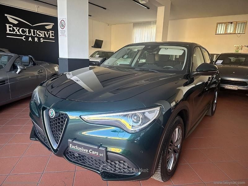 Verde Usata 2021 Alfa Romeo Stelvio SUV | 21.450 € (Ottimo prezzo) - Immagine 1/4