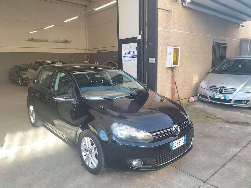 Usata VW Golf VI Highline 105 CV (77 kW) 2011 Nero Utilitaria