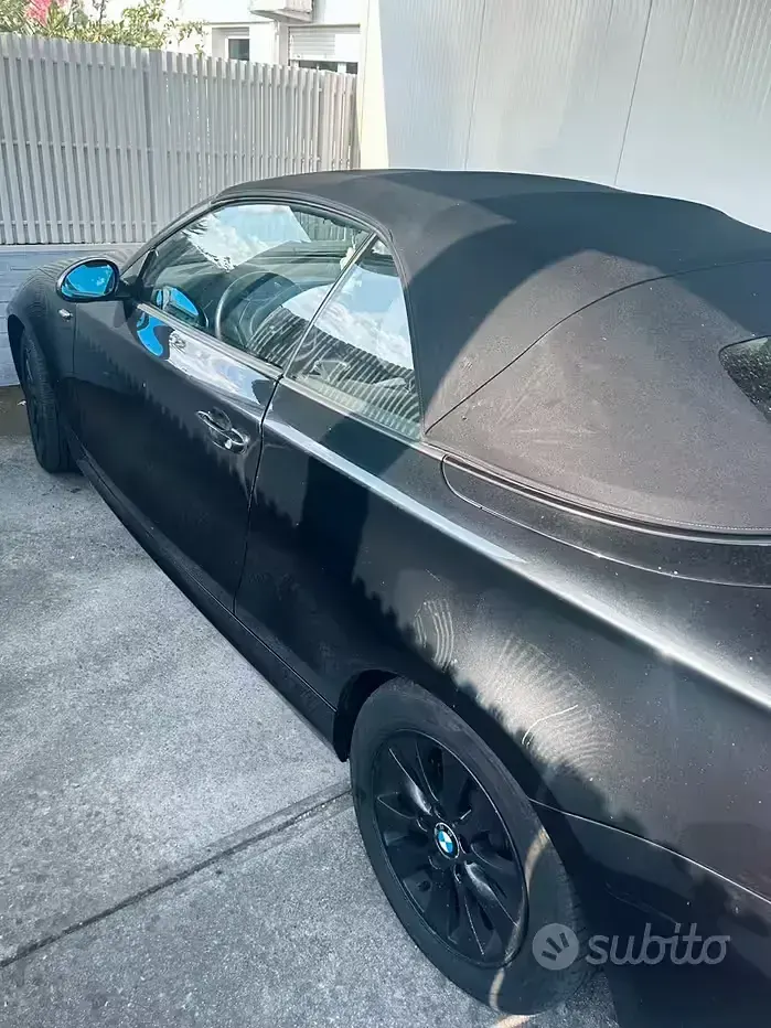 Usata BMW 120 Cabriolet 177 CV (130 kW) 2009 Nero Cabrio