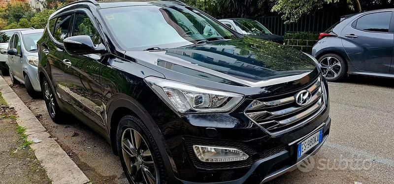 Usata Hyundai Santa Fe Style 197 CV (144 kW) 2013 Nero SUV