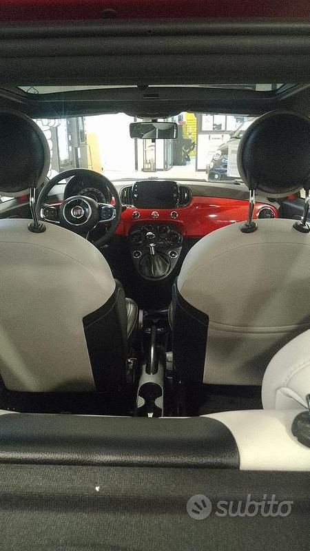 Usata Fiat 500 70 CV (51 kW) 2021 Rosso Berlina