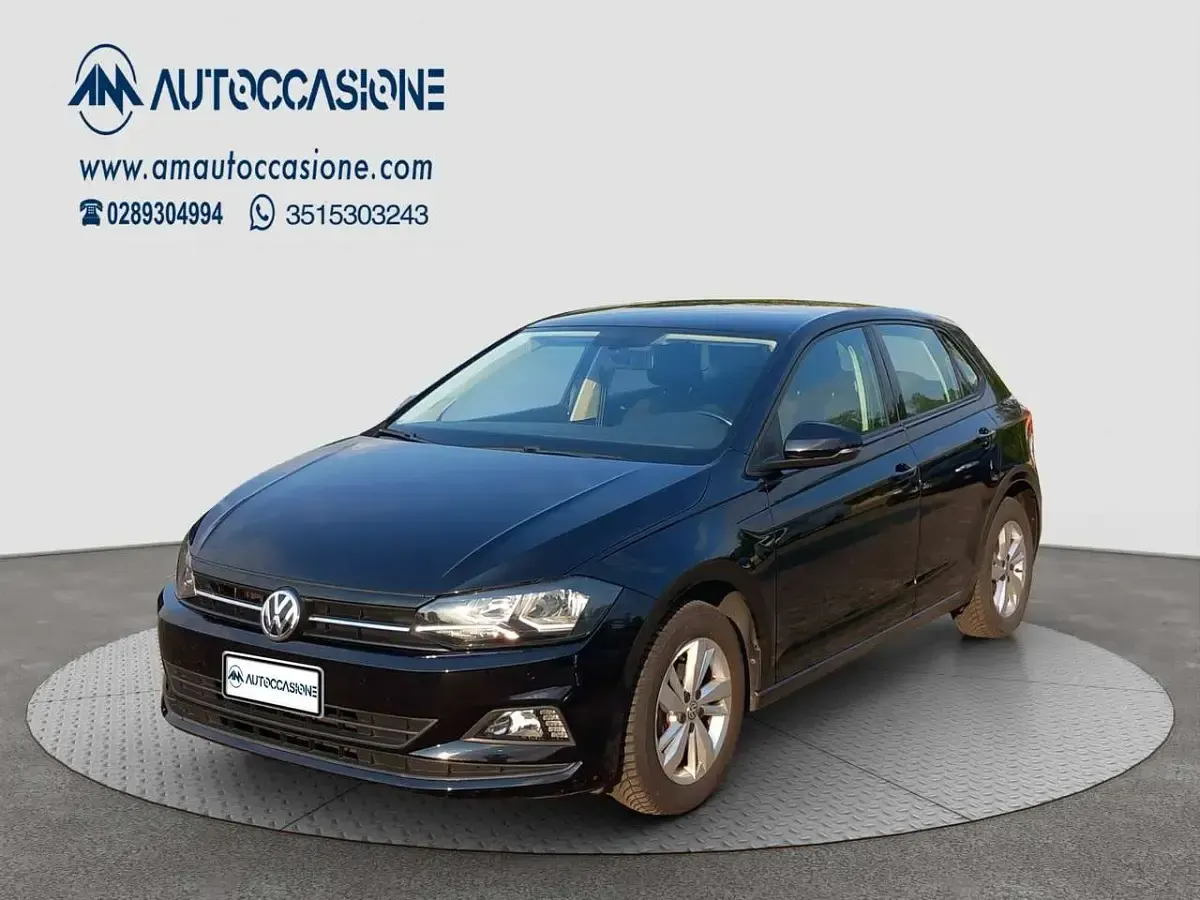 Usata VW Polo Comfortline 80 CV (58 kW) 2018 Nero Utilitaria