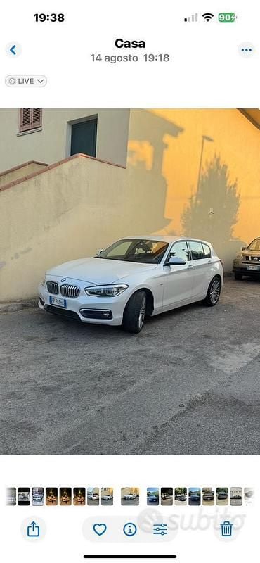 Usata BMW 116 116 CV (85 kW) 2018 Bianco Utilitaria