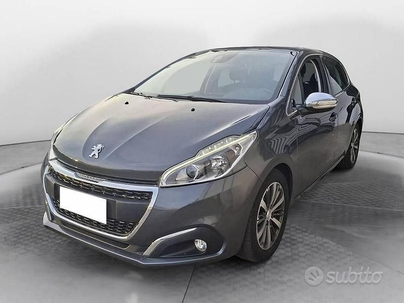 Usata Peugeot 208 Allure 100 CV (73 kW) 2017 Grigio Utilitaria