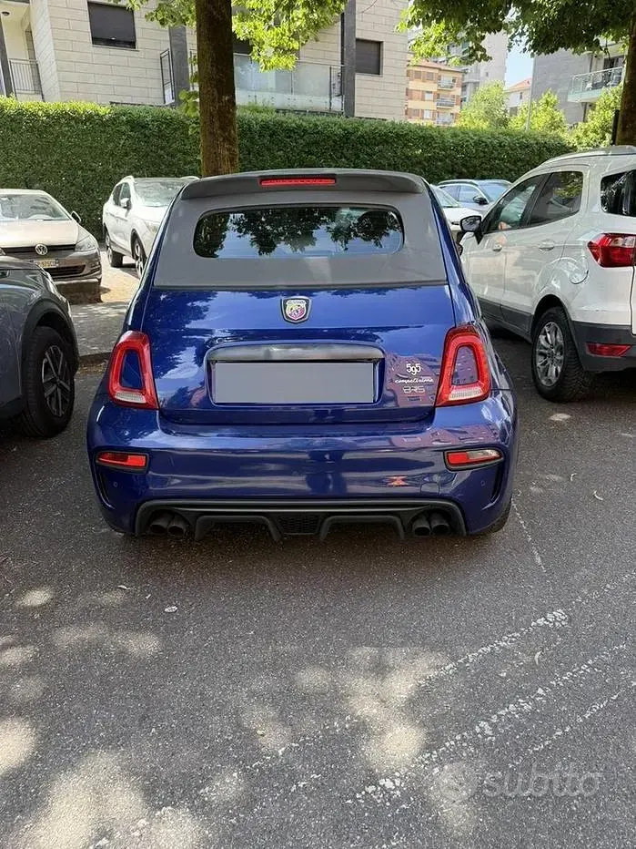 Usata Abarth 595 180 CV (132 kW) 2016 Bluazzurro Cabrio